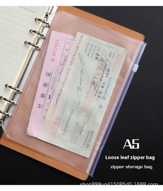 Bolsa Organizadora Transparente con Cierre para Cuadernos A5/A6 y Tarjetas - Image 24