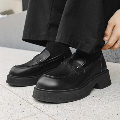 Zapatos Casuales Británicos de Cuero Premium con Suela Reforzada para Hombre - Image 3