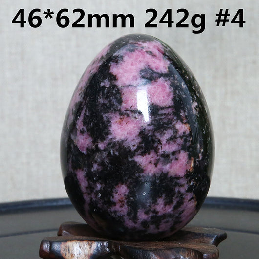 Huevo de Turmalina Negra Natural - Piedra Cristal Ornamental - Image 20