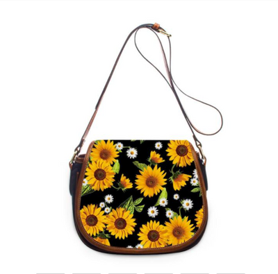 Bolso de Cuero para Mujer con Estampado de Girasoles - Image 23