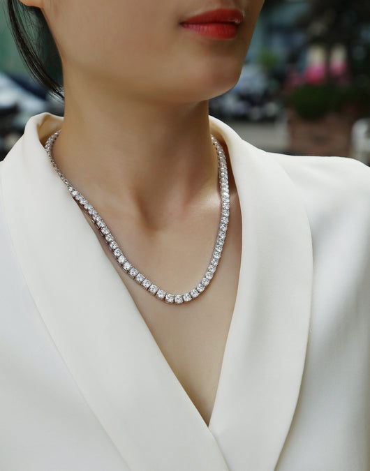 Collar Río Estelar Infinito - Joya de Lujo en Plata 925 y Moissanita Premium - Image 7