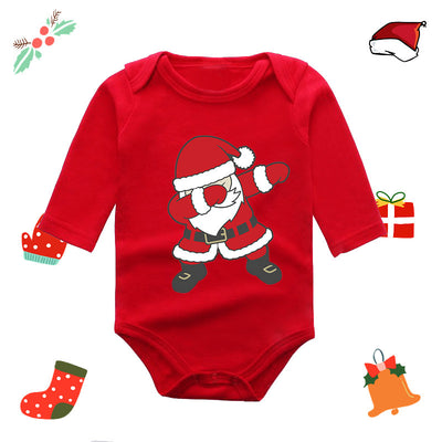 Mameluco Largo Rojo con Diseño de Alce para Bebé Recién Nacido - Image 11