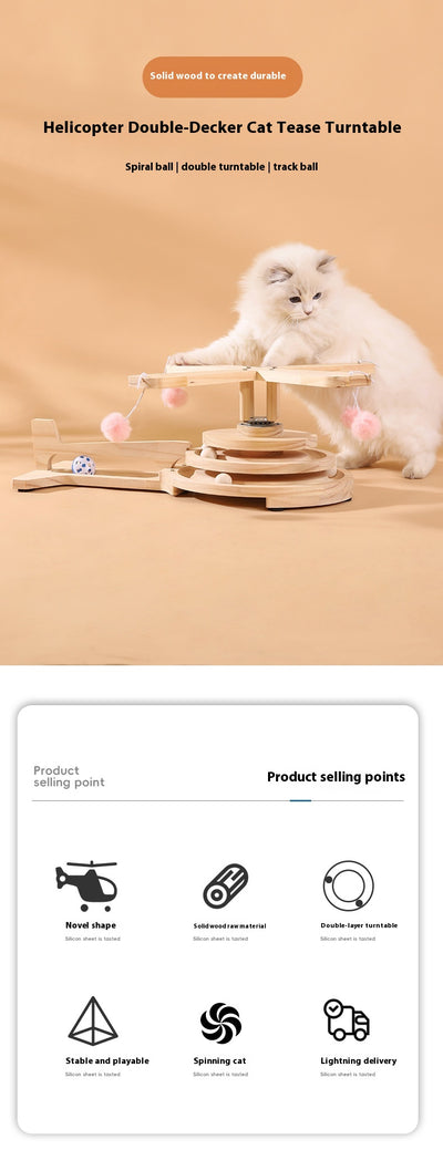Juguete Interactivo Giratorio para Gatos con Pelota de Entretenimiento - Image 16