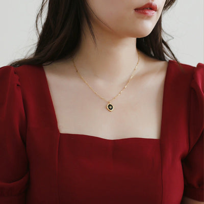 Collar Cadena de Clavícula con Estrellas - Oro Negro Minimalista - Image 10
