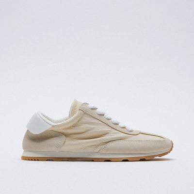 Zapatos Estilo Dad Beige con Costuras Retro - Comodidad Suave - Image 15