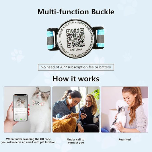 Collar Inteligente con Código QR Anti-pérdida para Mascotas - Image 18