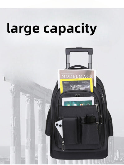 Mochila de Viaje de Gran Capacidad con Ruedas - Bolsa de Equipaje Trolley Multifuncional - Image 16