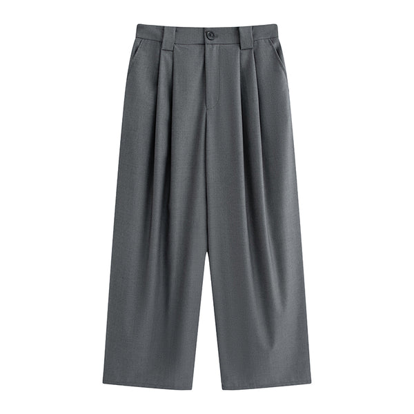 Pantalón de Vestir Recto Versátil para Oficina
