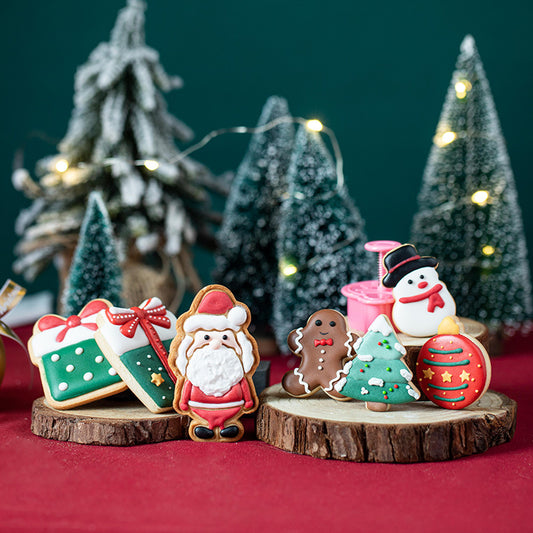 Molde de Galletas Navideñas 3D - Prensa de Repostería Infantil