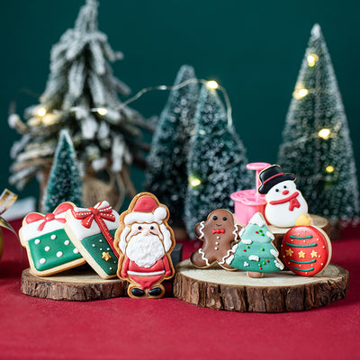 Molde de Galletas Navideñas 3D - Prensa de Repostería Infantil