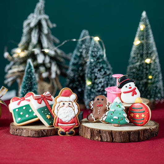 Molde de Galletas Navideñas 3D - Prensa de Repostería Infantil