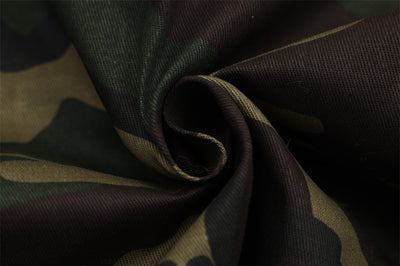 Abrigo Hoodie de Terciopelo con Bordado de Letras y Patrón Camuflaje - Image 15
