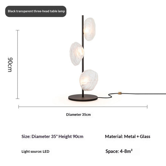 Lámpara de Pie para Sala y Dormitorio con Base de Mesa - Image 9