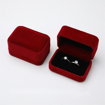 Estuche de Lujo para Anillos de Franela - Image 5