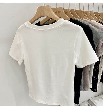 Blusa Cropped con Estampado de Moños - Image 7