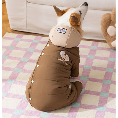 Abrigo Térmico para Corgi con Capucha Removible - Ropa de Invierno para Perros Medianos - Image 13