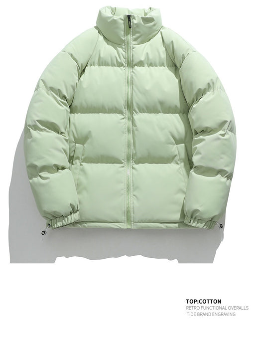 Chaqueta Acolchada de Plumas para Hombre con Cuello Alto - Image 27