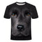 Camiseta Estampada 3D con Diseño de Rayas - Tendencia Europea y Americana