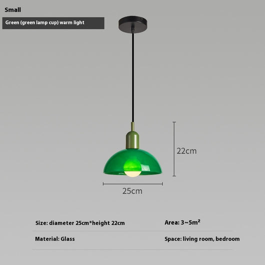 Lámpara Colgante Bauhaus Retro de Cristal para Restaurante - Image 56