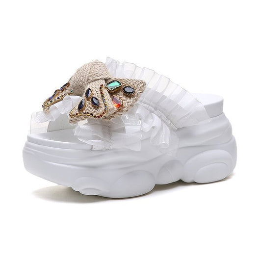 Sandalias Plataforma para Mujer con Moño - Versátiles y Cómodas - Image 11