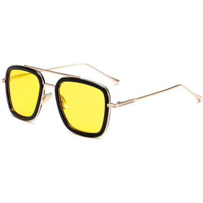 Gafas de Sol Cuadradas Metal para Hombre - Estilo Moderno Iron - Image 24