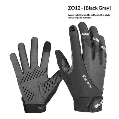 Guantes Ciclismo Verano Táctiles Dedo Completo para Moto y Bicicleta - Image 8