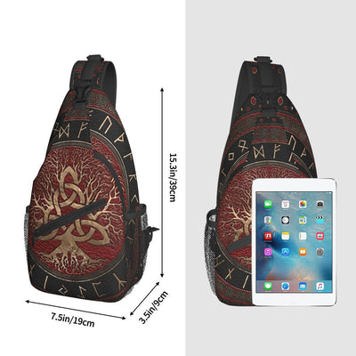 Bolso Bandolera Viking Árbol de la Vida - Mitología Nórdica - Image 25