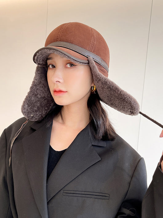 Gorro de Cuero con Orejeras Acolchadas para Invierno - Image 17