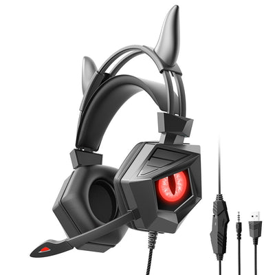 Auriculares Gaming con Cable y Luz Nocturna para PC - Image 12