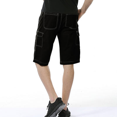 Pantalones Cortos de Trabajo Estilo Europeo Talla Grande para Hombre - Image 10