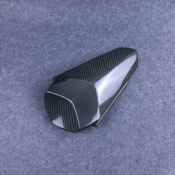 Cubierta Protectora de Fibra de Carbono para Asiento Trasero de Motocicleta
