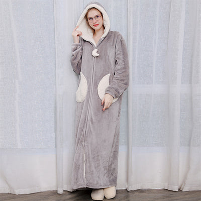 Bata de Baño Térmica con Capucha para Hombre y Mujer - Pijama Cálido - Image 2