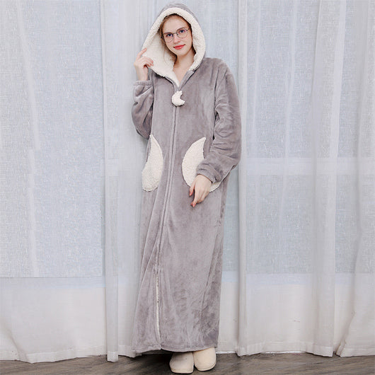 Bata de Baño Térmica con Capucha para Hombre y Mujer - Pijama Cálido - Image 2