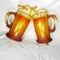 Cerveza De Doble Vidrio Transparente