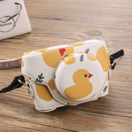 Funda Protectora de Cuero para Cámara y Tarjetas de Memoria - Image 8