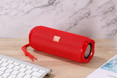 Parlante Bluetooth Portátil de Tela con Soporte para Tarjetas - Image 6