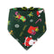 Pañoleta Navideña Estampada para Perros y Gatos - Disfraz Triangular Festivo