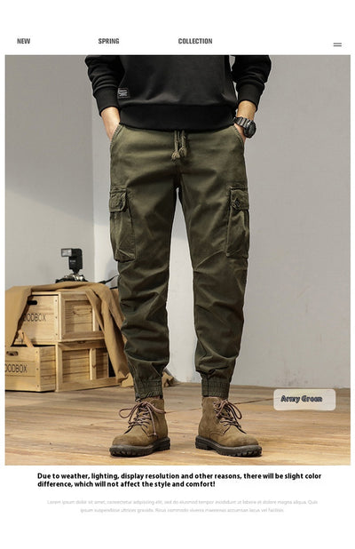 Overol Suelto Retro con Ajuste en Tobillo - Estilo Casual Versátil - Image 20