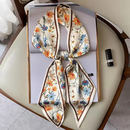 Pañuelo Decorativo Largo Estilo Coreano Lujo Ligero para Cabello Verano - Image 3