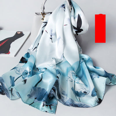 Pañuelo de Seda Estampado para Mujer - Image 27