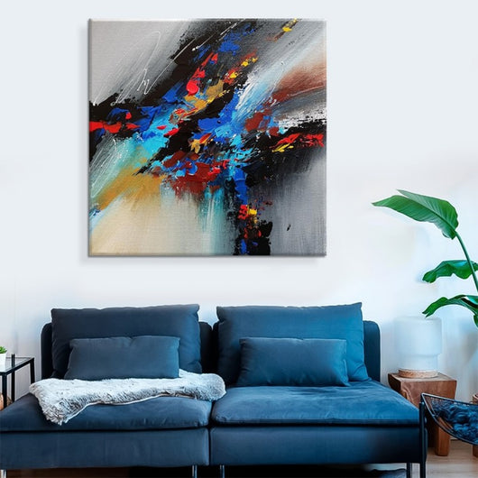 Cuadros Abstractos Modernos al Óleo sobre Lienzo - Decoración de Hogar y Bodas - Image 9