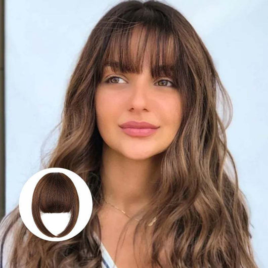 Flequillo Artificial de Cabello Humano - Mini Flequillo Ligero - Image 13