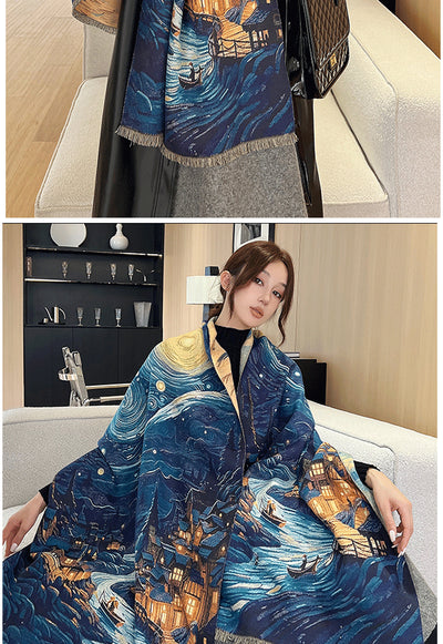 Pashmina Artificial Elegante - Chal de Moda con Estilo Premium - Image 12