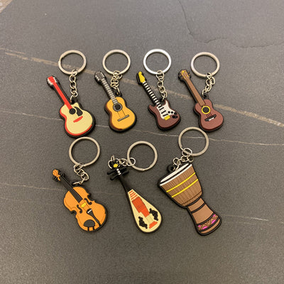 Llavero Guitarra de Silicona - Accesorio Musical Versátil - Image 28