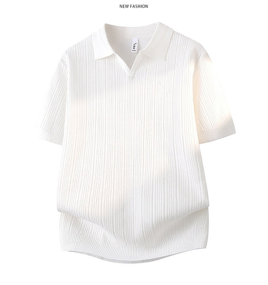Camisa Casual Slim Fit Cuello Solapa Manga Corta Hombre - Image 15