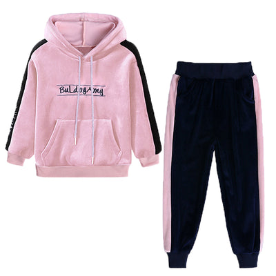Conjunto de dos piezas: Suéter niña con detalles de encaje - Image 11