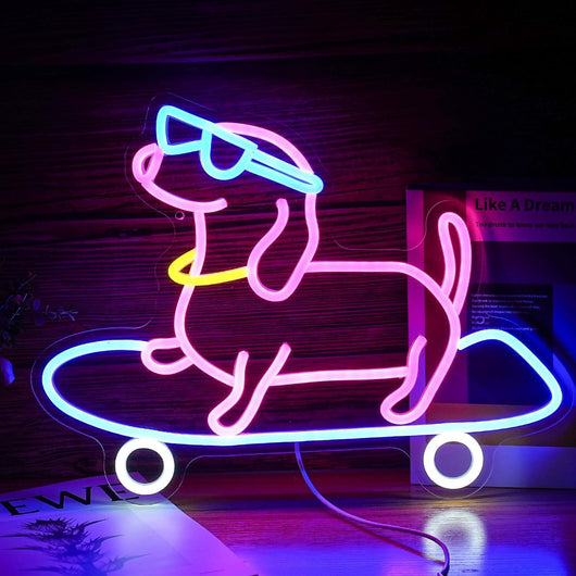 Luz Decorativa Neón Cachorro - Diseño Animal - Image 3