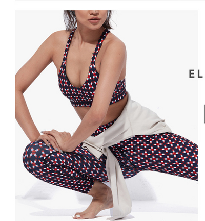 Conjunto Deportivo Yoga Cintura Alta con Estampado y Levantamiento de Glúteos - Image 5