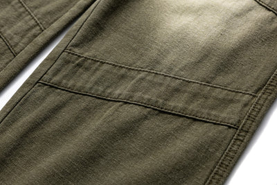 Pantalones de Gabardina Pesada Lavados para Hombre - Corte Versátil - Image 19