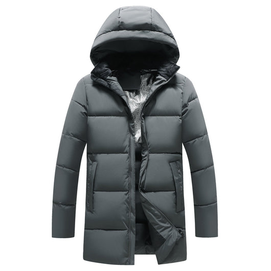 Chaqueta de Algodón Graphene para Hombre con Capucha Desmontable - Extra Gruesa y Moderna - Image 6